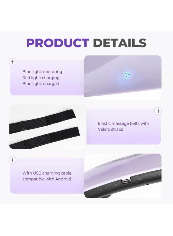 Bukela Slimming Belt, Abdominal Massager Portable Weight Loss Machine with 3 Vibration Massage Modes, Heating, Improve Blood Flow,Heating Pad for Back Pain - Image 3